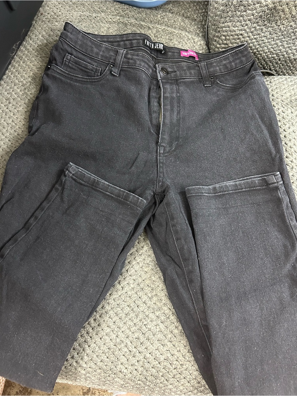 Faith Brand Black High-Rise Jeans
